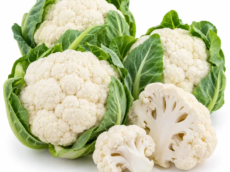 Imagen ilustrativa de coliflor para catálogo mayorista